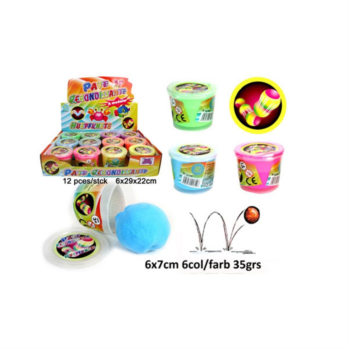 TSJJ - Wholesale Putty/Slime - Kids - Bouncing paste 35 grams0