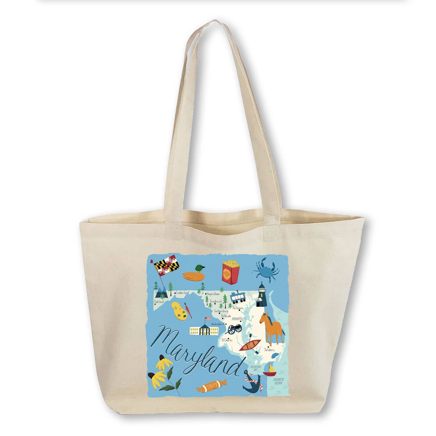 Works of Heart - Wholesale Tote Bag - Unisex - Home State Home: Canvas Totebag18