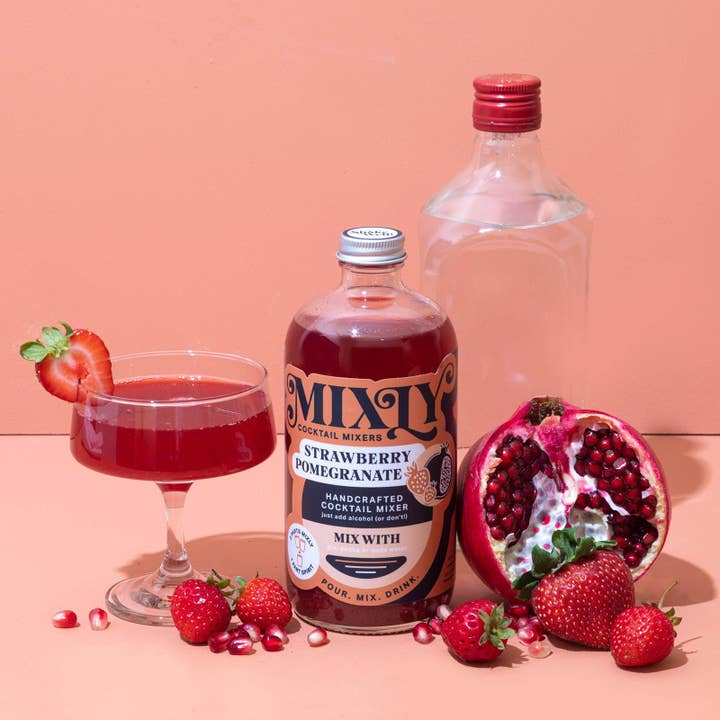 Mixly - Wholesale Cocktail Mix/Syrup - Strawberry Pomegranate Mixer