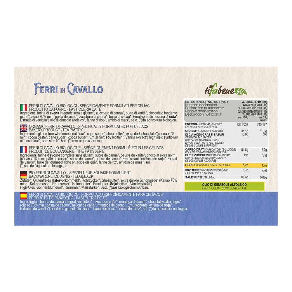 Le deliziose pasticceria sas Ti fa bene bio - Wholesale Cookie - Vegan and gluten-free organic horseshoes1