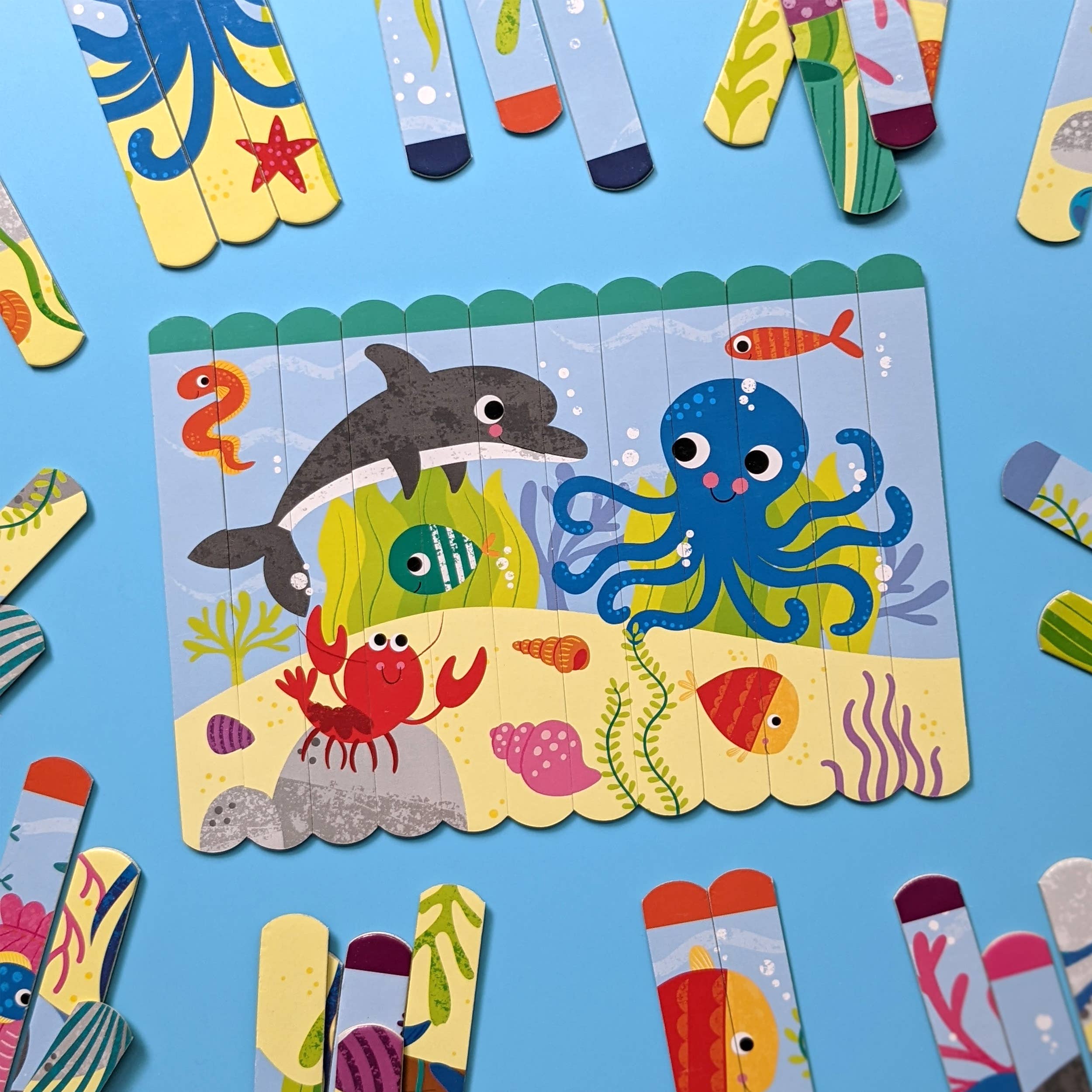 Robert Frederick Ltd - Wholesale Puzzle - Kids - Ocean Puzzle Sticks1