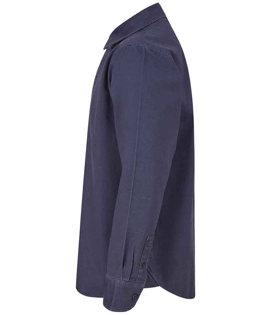 Washed Navy Front Row - Pullover Drill Shirt for wholesale on Faire2