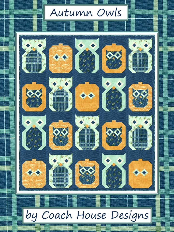Autumn Owls Quilt Pattern for wholesale by Coach House Designs
