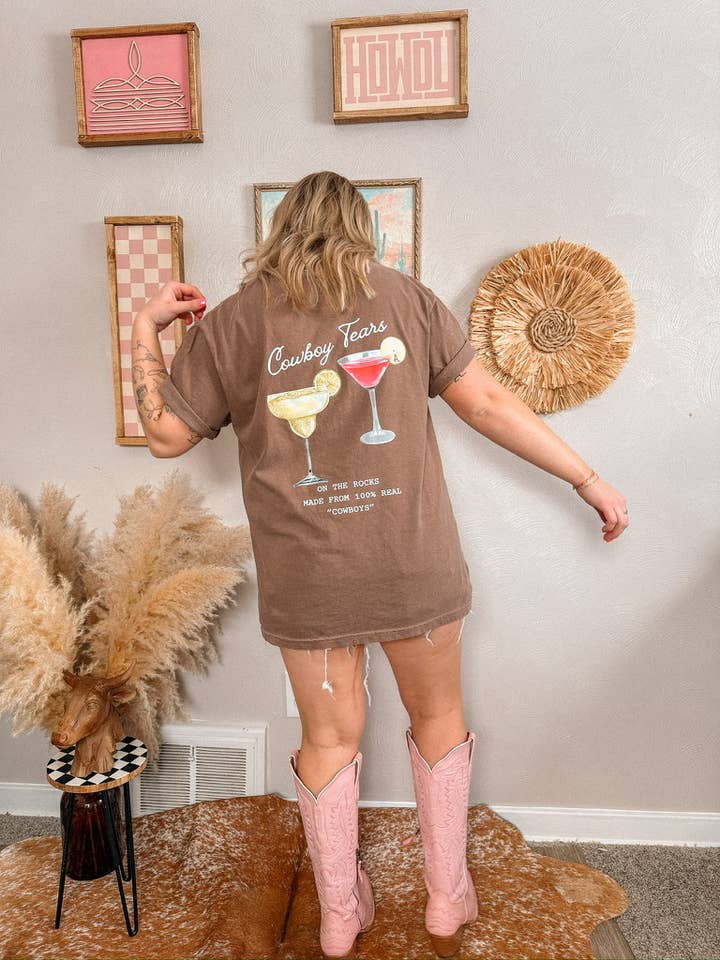 COWBOY-TRÄNEN: BRAUN für den Großhandel von The Walking A