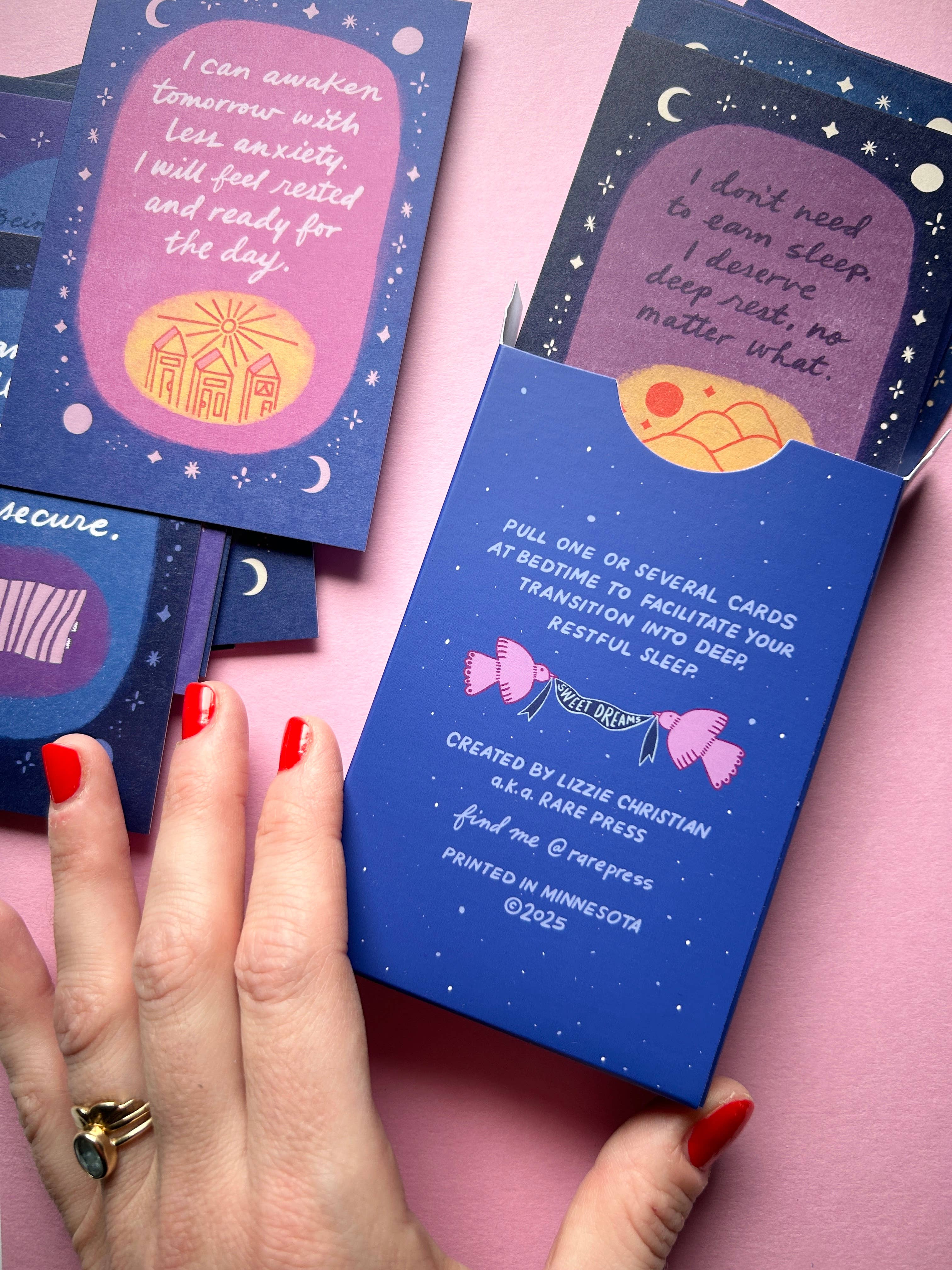 Rare Press - Wholesale Tarot Cards - Deep Rest Affirmation Deck 4