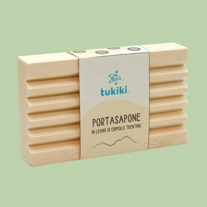 Portasapone bagno in legno di Cirmolo for wholesale by tukiki