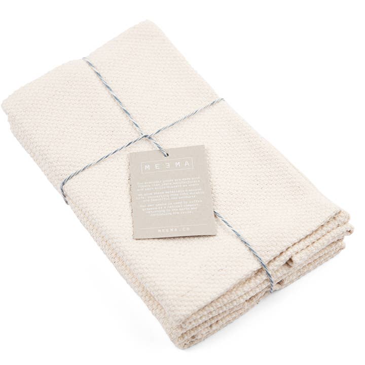 MEEMA - Vendita all'ingrosso Tovagliette - Set di 4 tovagliette in cotone – Decorazione rustica ed ecologica6
