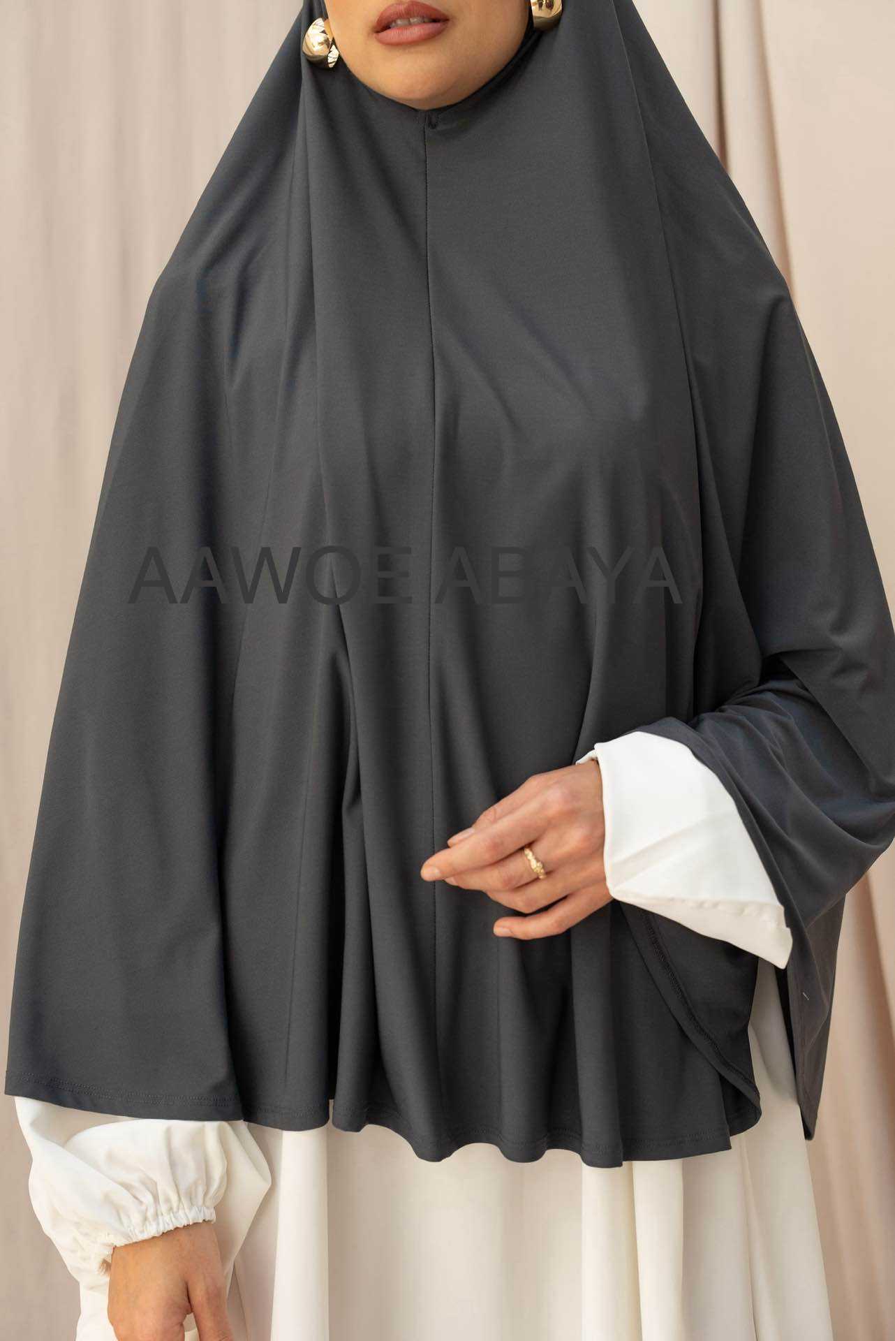 Aawoe Abaya - Wholesale Hijab - Dames - Elegante khimar met lange mouwen - 2418-KH74