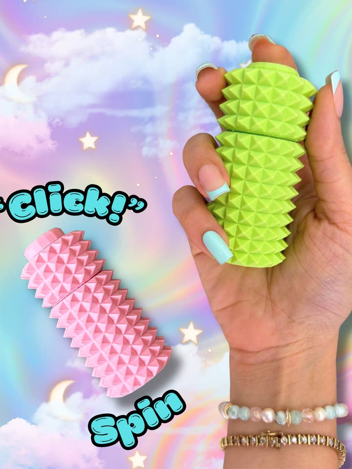 Pain Spiky Stim Fidget Clicker : Pain Stress Fidget Toys for wholesale by Cosmic lovely