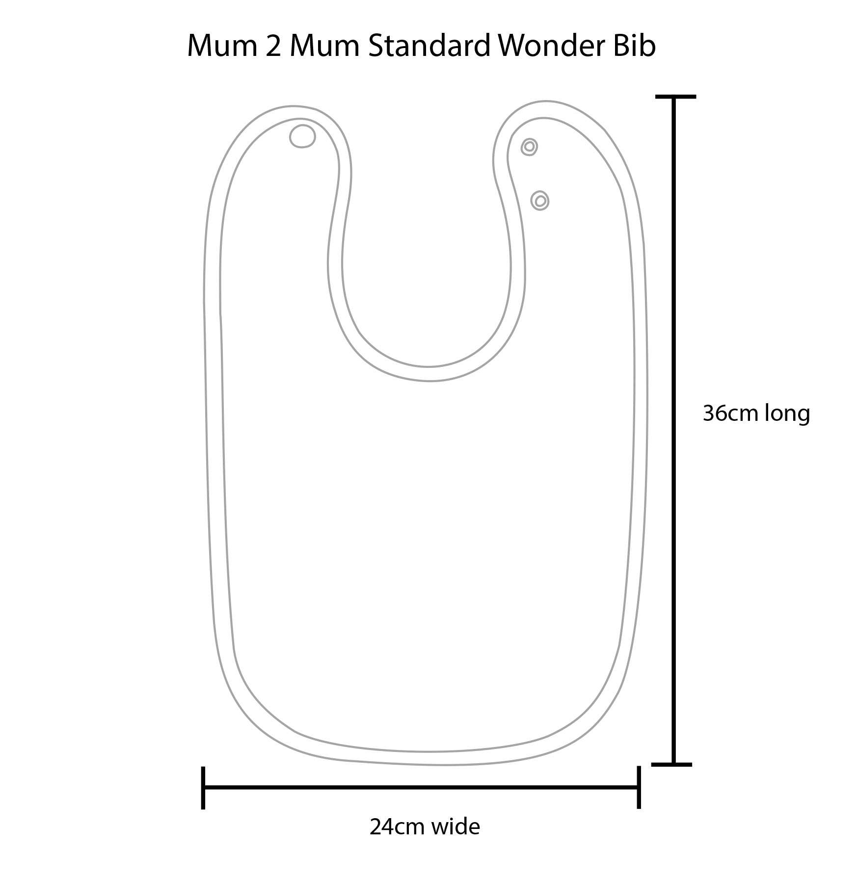 Baby&More Ltd – wholesale Bib – Baby – Mum 2 Mum Standard Wonder Bib - 22 Colours18