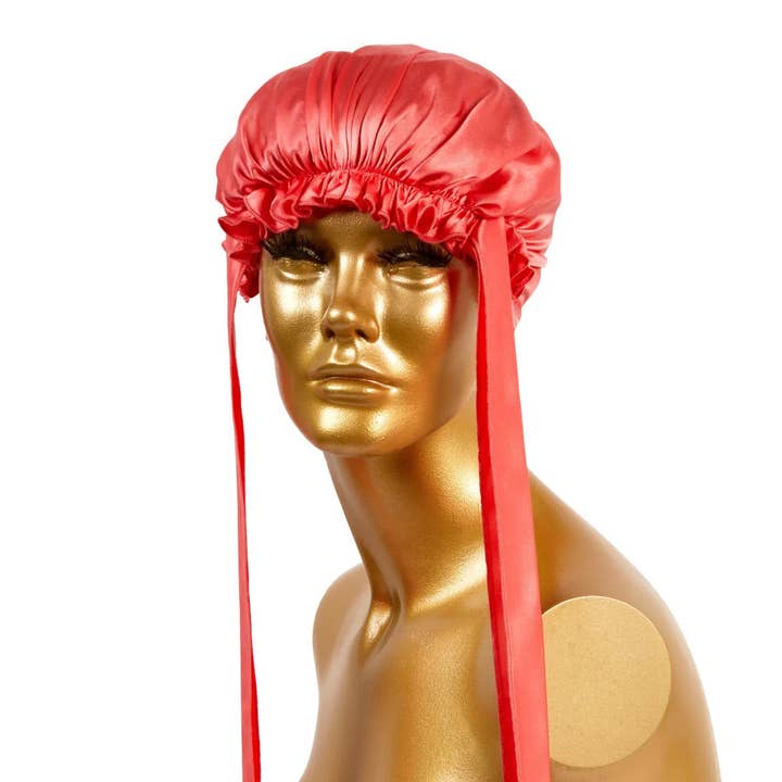 Coral Virginia Bonnet for wholesale by Gilded Fox Silk