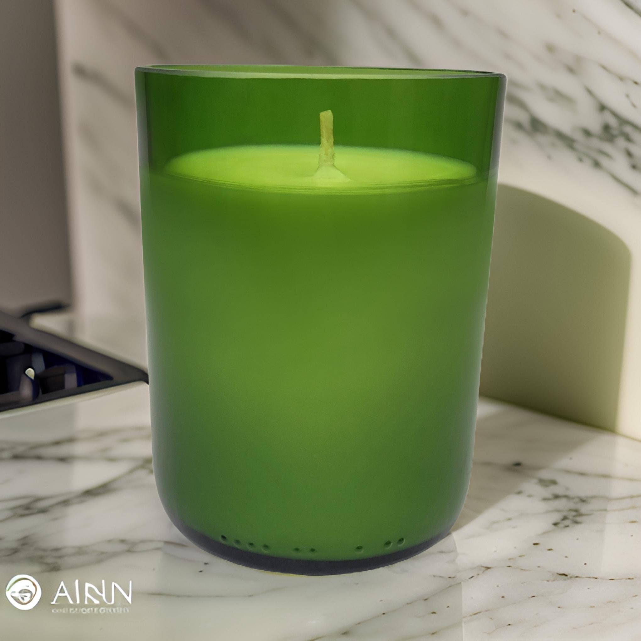 Rescued Wine Candles - Vente Bougie en bocal - Bougie de soja de marque privée - Sans marque - Bougie de soja personnalisée 8 oz4