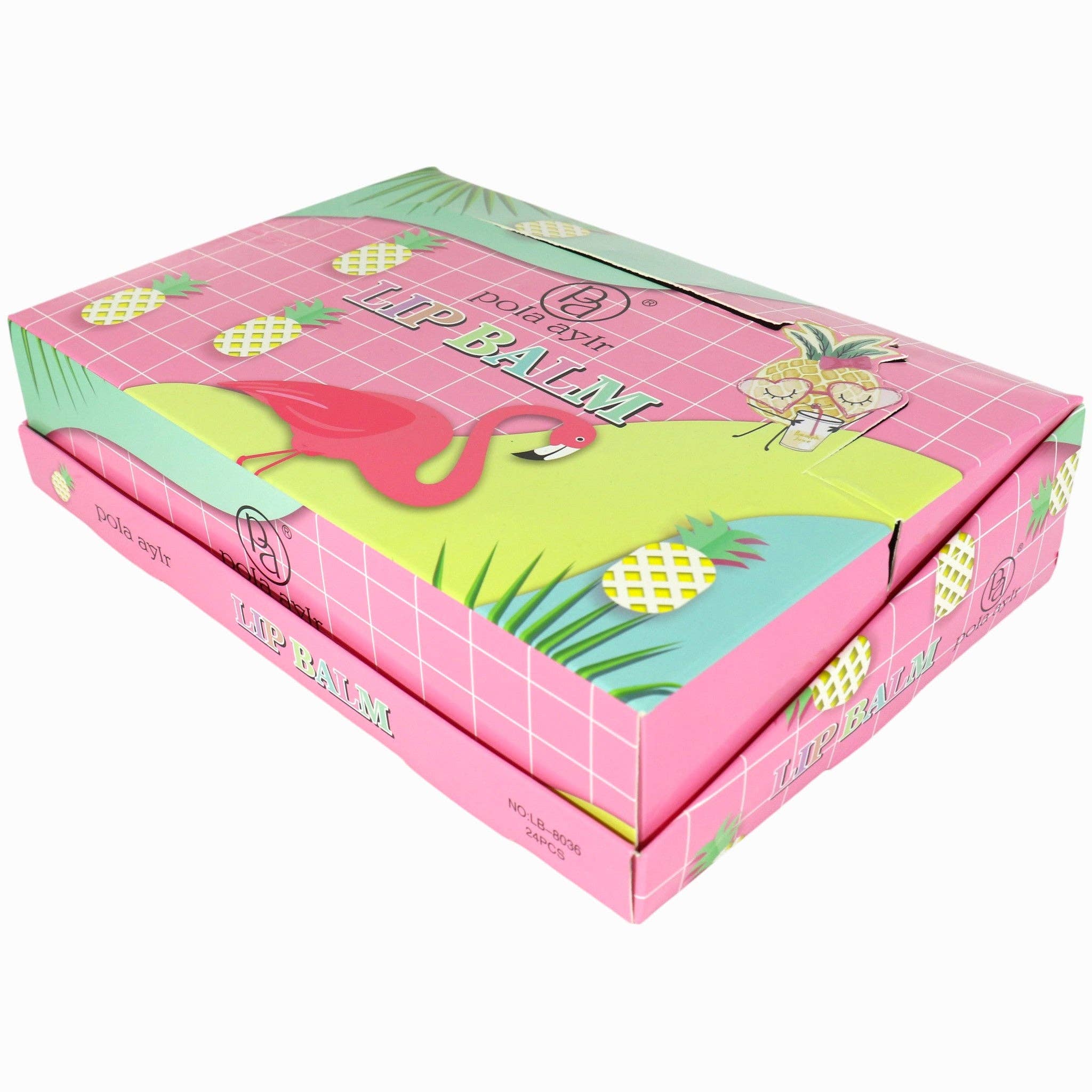 ASSORTI Baume à lèvres à l'ananas LB4319-1 (24PC) en vente sur Faire17