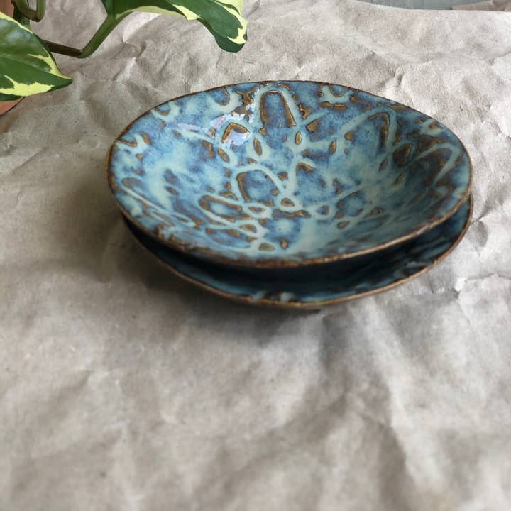 Assiette à thé, bol à sauce, plat circulaire, petite assiette pour la vente par CeramiLu