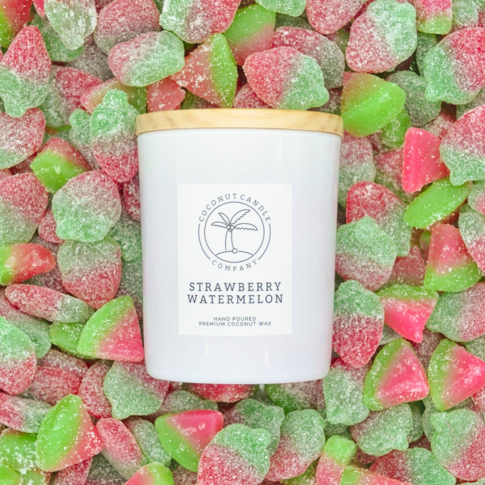 Coconut Candle Company - Wholesale Jar/Filled Candle - Strawberry Watermelon