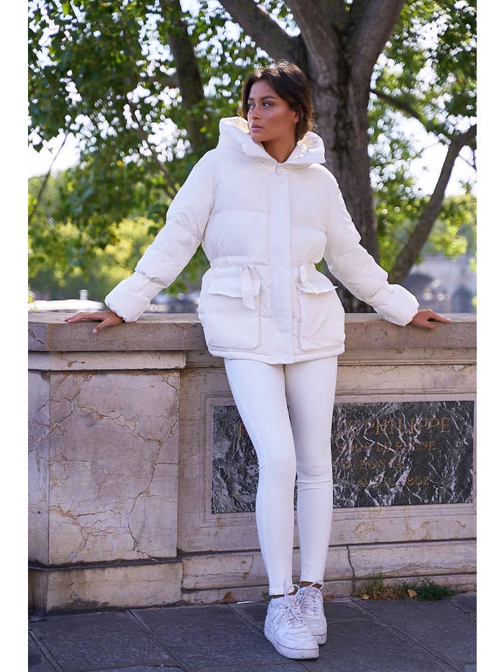Attentif Paris - Vente Parka – femme - Parka Oversize Courte à Noeuds