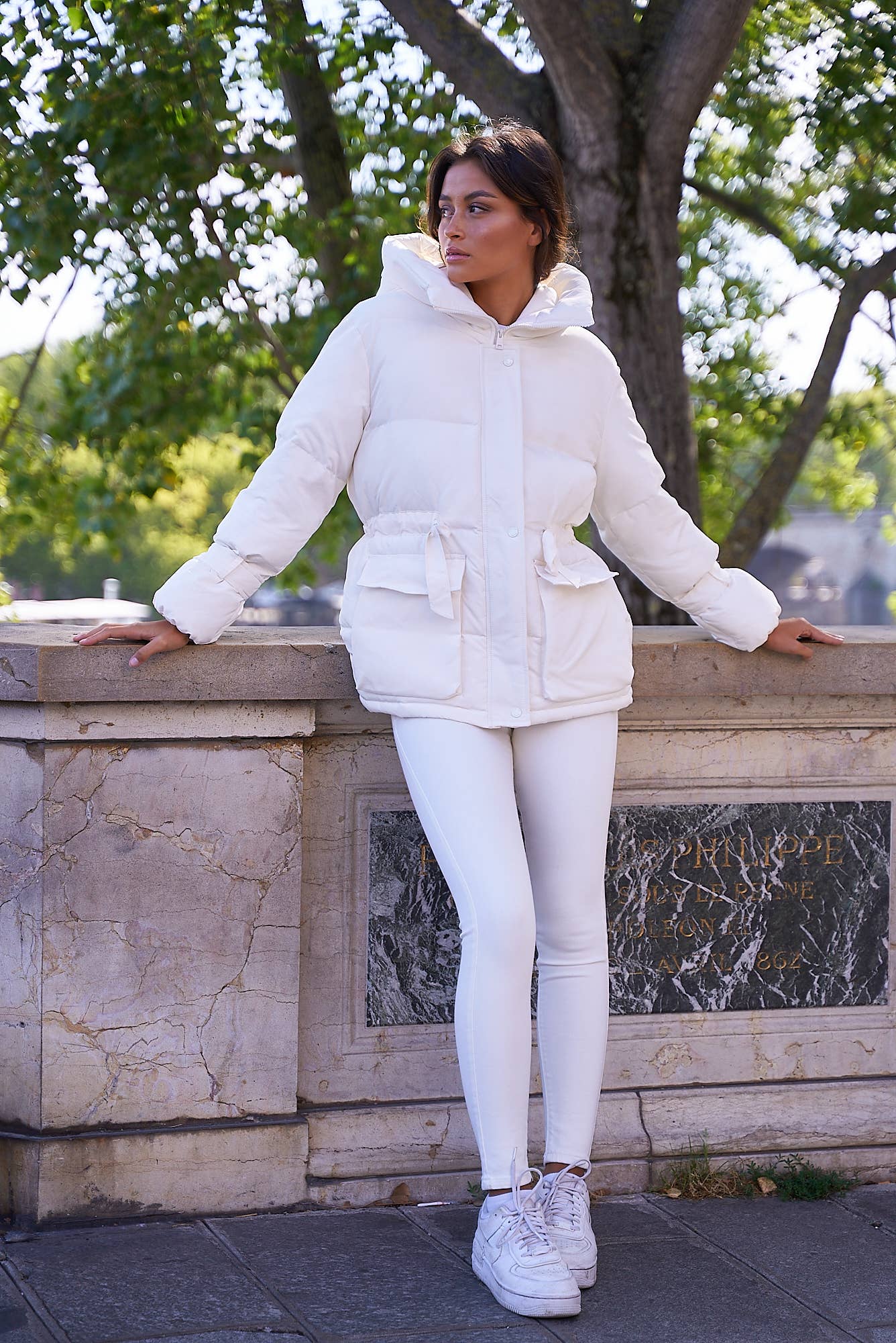 Attentif Paris - Venta al por mayor Parka - Mujer - Parka corta oversize con lazos