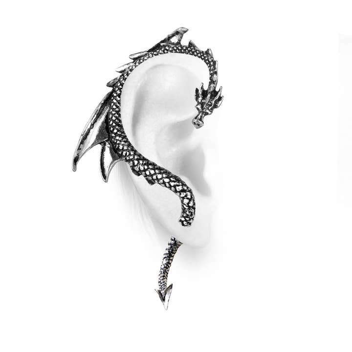 Alchemy Of England (Alchemy USA Distributor) - Wholesale Cuff/wrap earrings - The Dragon's Lure (Single Ear-Wrap Earring)2