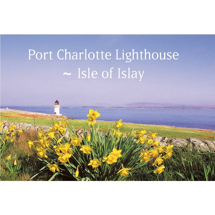 Imán fotográfico: faro de Port Charlotte, isla de Islay para venta al por mayor de Island Blue Publishing