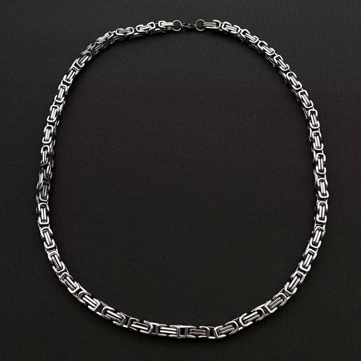 Mio Queena - Wholesale Link & Chain Necklace - Men's Stainless Steel Chain Necklace MIO66819 - MJ/MNP3