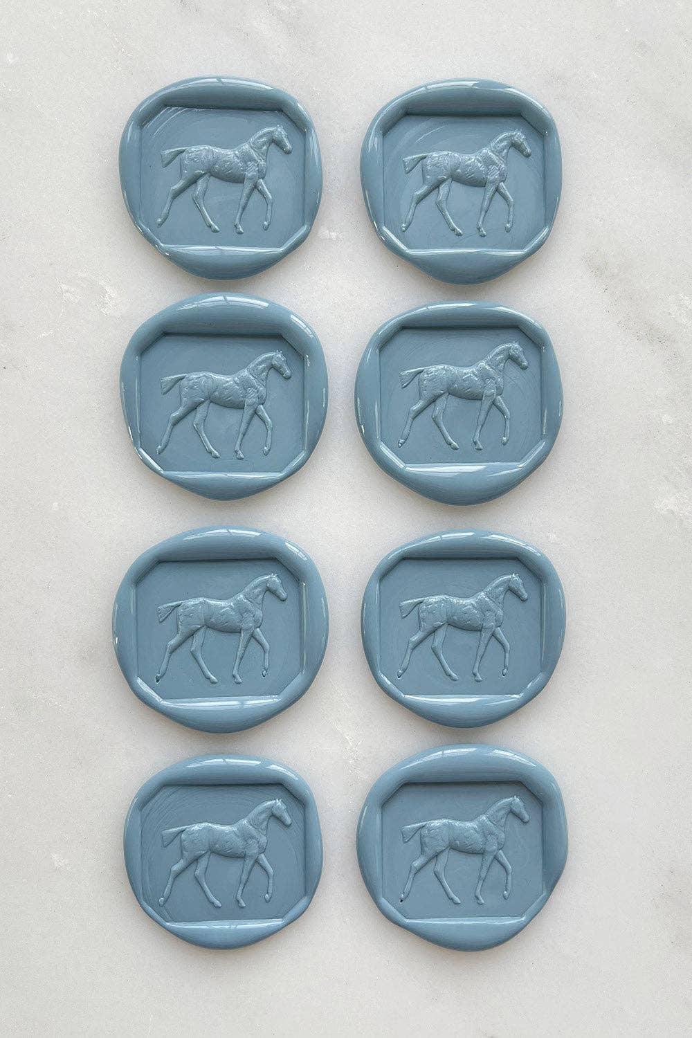 Danielle Demers Studio - Wholesale Sealing Wax - Walking Horse Wax Seals, Boxed Set of 8, Avail. in 9 colors4
