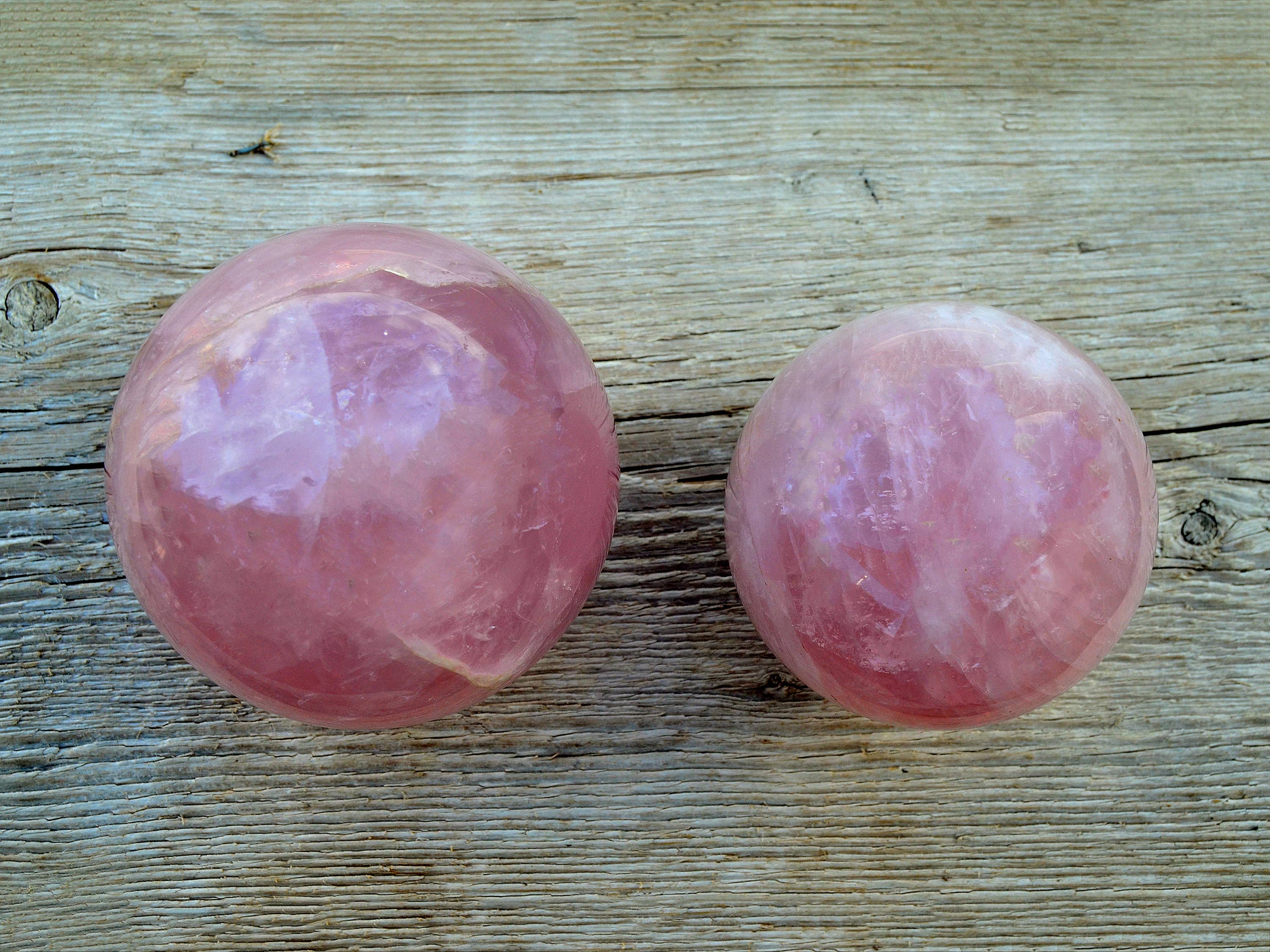 Kaia & Crystals - Wholesale Spiritual Stone/Crystal - XL Rose Quartz Sphere Crystal (70mm - 110mm)6