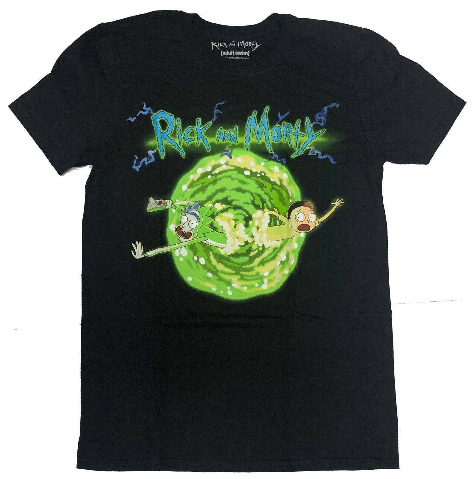 Big Apple Card Company - Wholesale Screen Printed T-Shirt - Unisex - Rick and Morty Adult Officially Licensed Tee Shirts