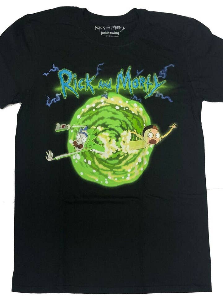 Big Apple Card Company - Wholesale Screen Printed T-Shirt - Unisex - Rick and Morty Adult Officially Licensed Tee Shirts 0