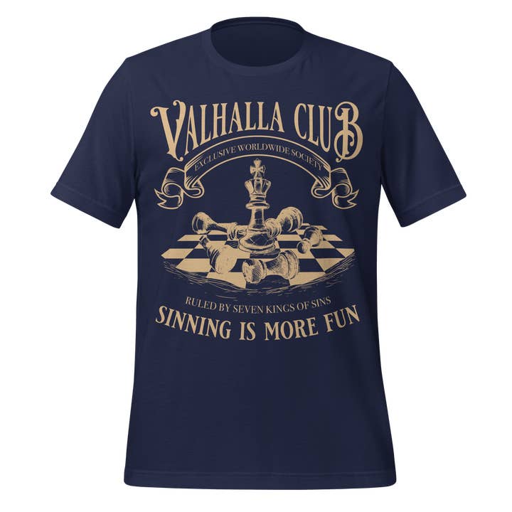 MagicMerchEmporium - Wholesale Screen Printed T-Shirt - Unisex - Valhalla Club Tee3