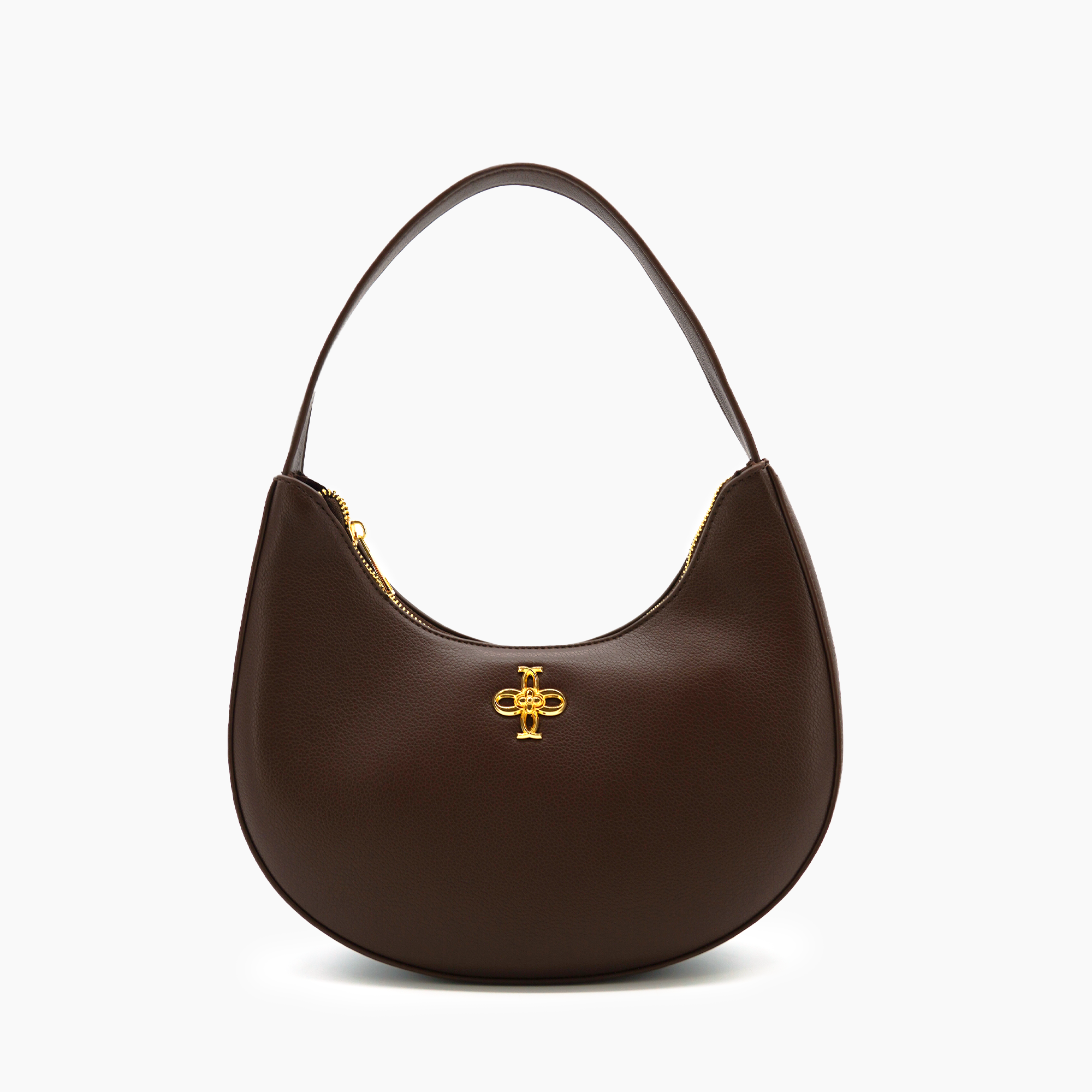 Like Dreams – wholesale Väska med handtag – Dam – Läder Innerficka med Dragkedja Noemie Halvmåne Axelväska15