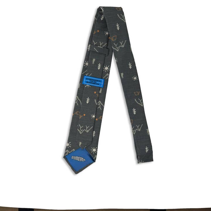 Bombora Ties - Wholesale Necktie - Men's - Camping Jackalope (charcoal)2
