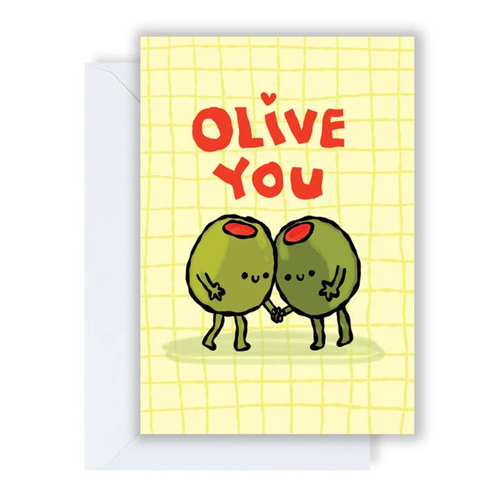 Carte Olive You pour la vente par The Playful Indian