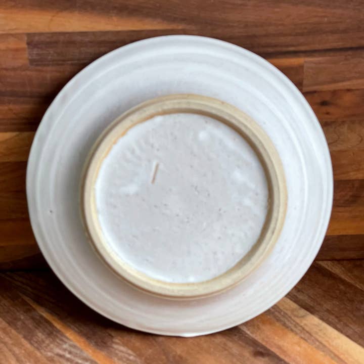 Frosted Stoneware Lunch Plates for wholesale by Chrys' Porcelain