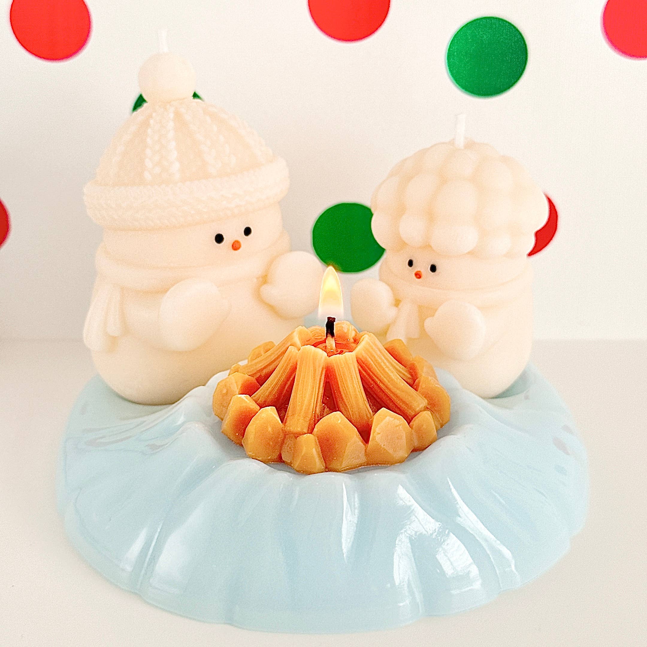 The Cutest Hits - Wholesale Novelty Candle - Snowman Candle Gift Set | Christmas Candle Gift2