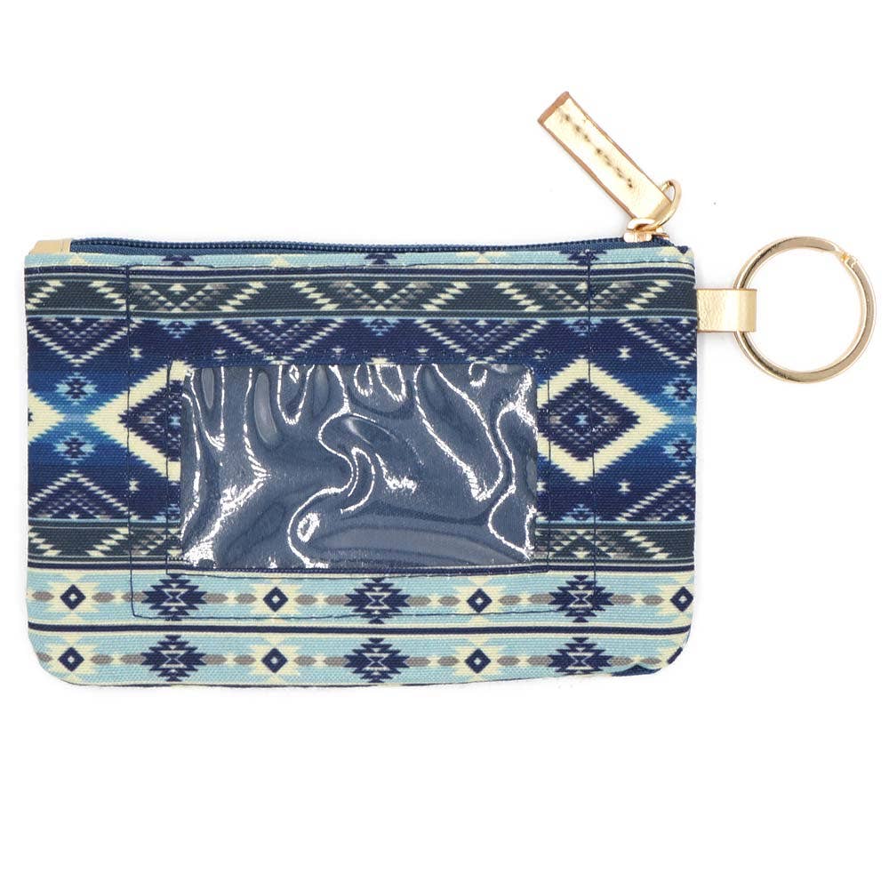 Sensibling Corp. - Wholesale Lanyard - Women's - Boho Aztec Patterned ID Wallet Detachable Lanyard
1