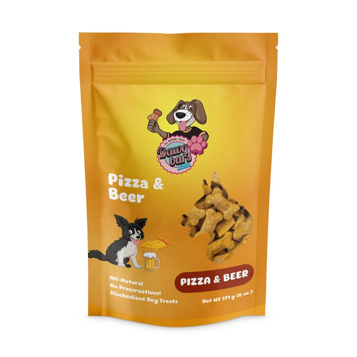 All Natural Premium ”Pizza & Beer” Hund- och valpgodis för wholesale av Katz Krave