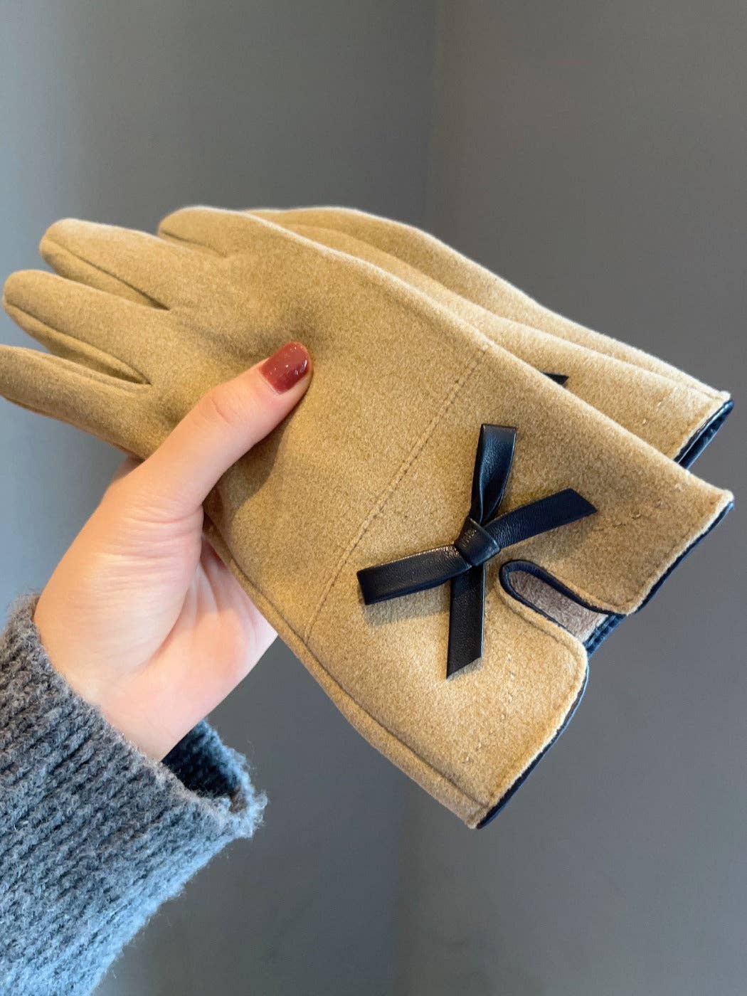 Funkyrel® Atzbranding Limited – wholesale Gloves – Women's – Gloving - Women's Winter Touchscreen Gloves with bow6