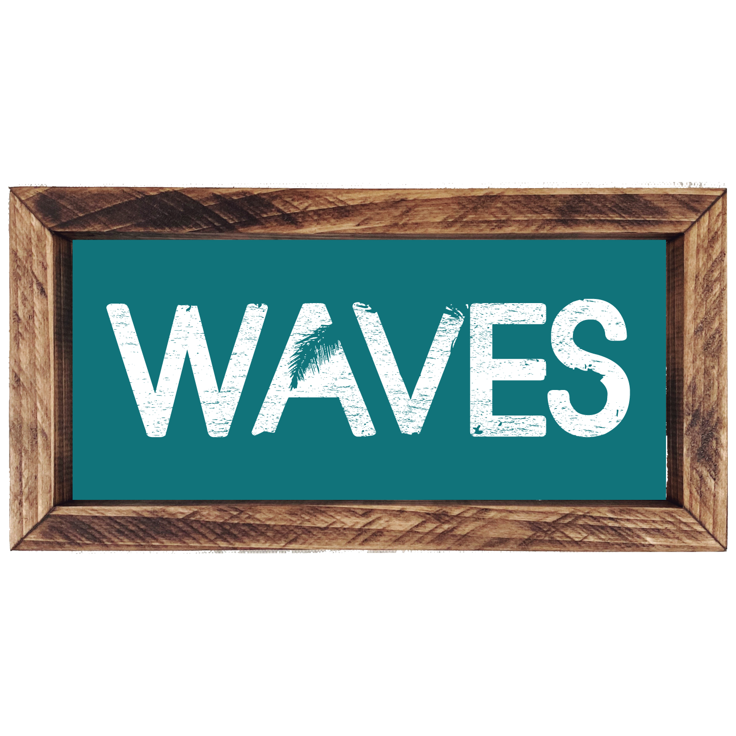 Southern Mesa Trading Co. - Wholesale Sign - Waves Mini Wood Wall Art  (More Colors)4