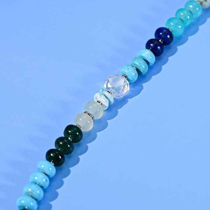 Cape Diablo - Wholesale Beaded/Pearl Necklace - Ocean Breeze Stone Necklace