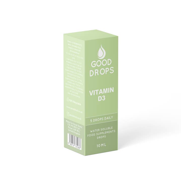 Good Shots – wholesale Oral supplement/vitamin – Good Drops Vitamin D3 10ml Water Soluble Supplement Drops 6
