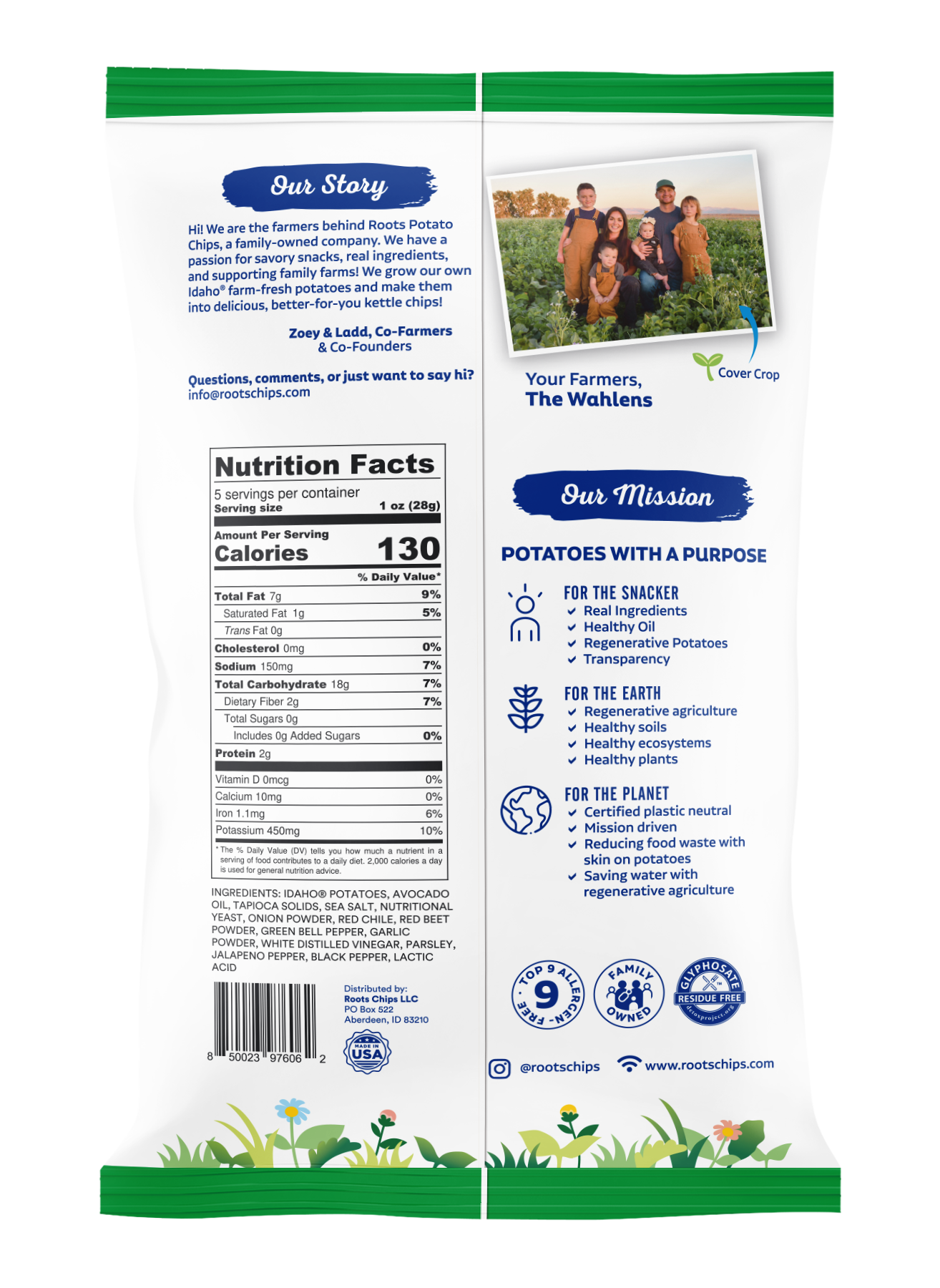 Roots Potato Chips - Wholesale Chips - Jalapeno Kettle Potato Chips 12/5oz Bags 1