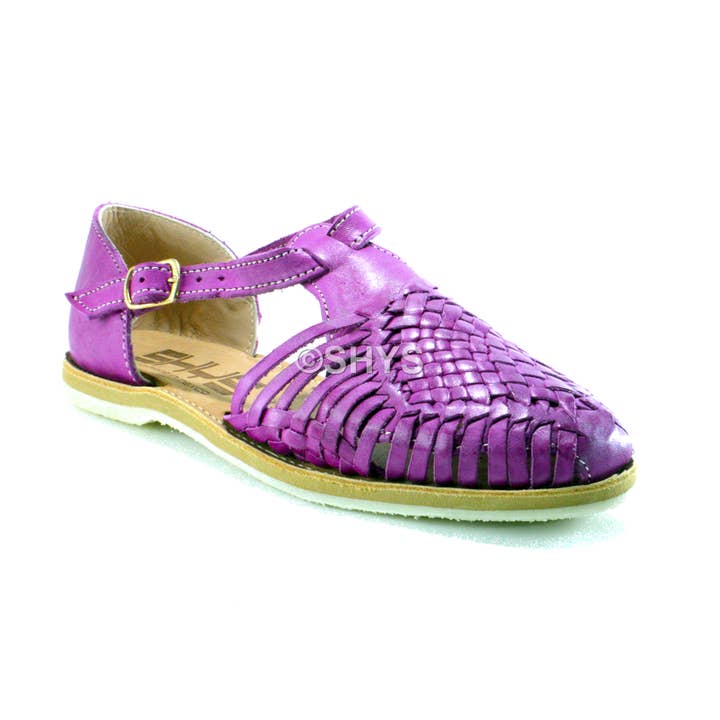 Sandali messicani in pelle per donna Rose Dds-014-2 per la vendita all'ingrosso da parte di SHYS