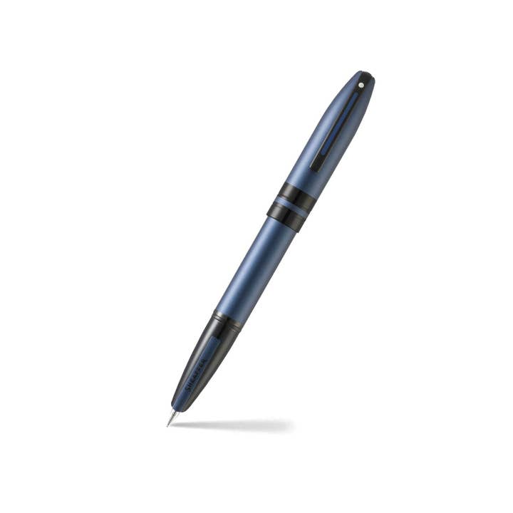 Sheaffer Pens - Wholesale Pen - Sheaffer® ICON 9110 Metalic Blue Fountain Pen With Gloss Black Trim - Medium