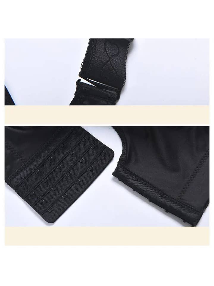 SugarQuoteMeNot LLC - Wholesale Bra - Women's - Flattens Back- Lace and Satin Heavy Duty Bra2