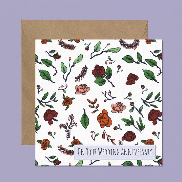 Peonies Anniversary for wholesale by Half Pint Print