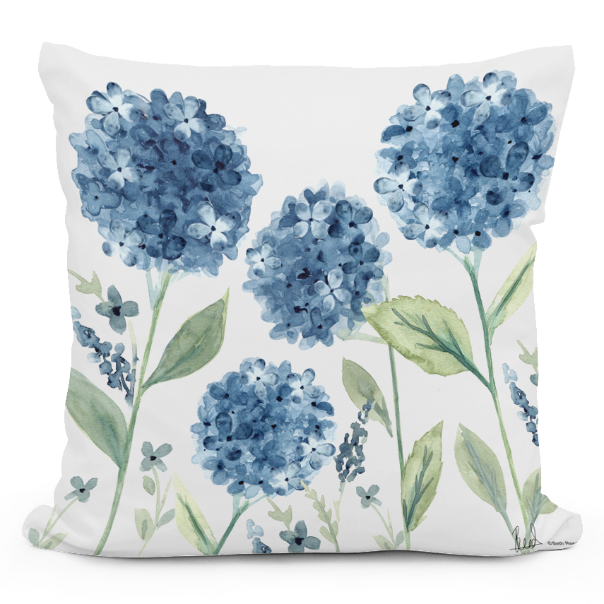Magnolia Casual - Wholesale Throw/Decorative Pillow - Pillow - Hydrangea Field - indoor / outdoor cushion0