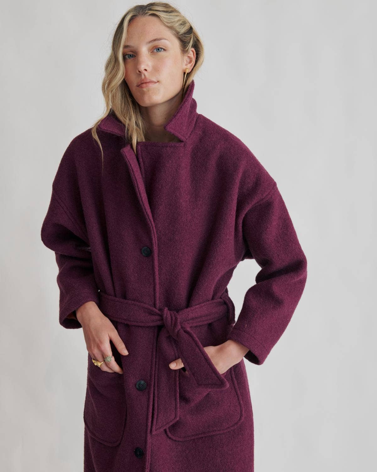 Malahierba - Wholesale Coat - Women's - Lance Coat. Felted wool coat (100%)4