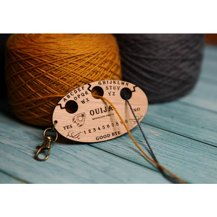 Ouija Board knitting & crochet yarn separator 3 hole divider for wholesale by Sunrise Grove