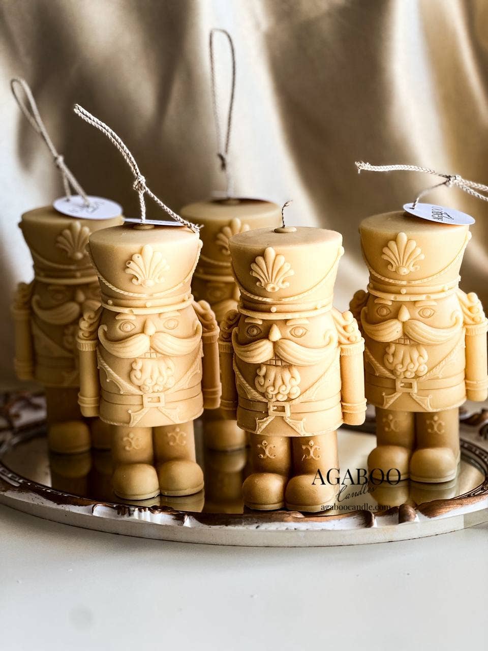 Agaboo Candle - Wholesale Novelty Candle - Christmas Shorty Nutcracker Statue Candle 5.5x2in 8