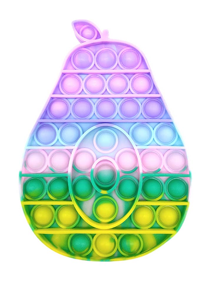 Pop Fidget Toy - Avocado Shape | Sensory Stress Reliever for wholesale by MYS Wholesale Inc